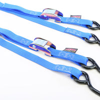 Powertye Tie-down Cam S-hook Watercraft 1’’x3’ Blue Pair - Red - Collection