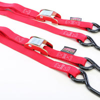 Powertye Tie-down Cam S-hook Watercraft 1’’x3’ Blue Pair - Red - Collection