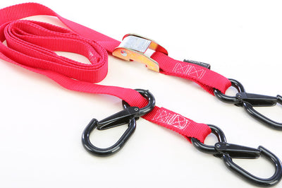 Powertye Tie-down Cam Sec Hook Watercra Watercraft 1’’x8’ Red Each - Collection