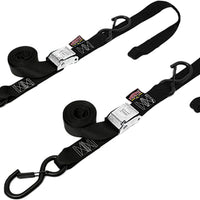 Powertye Tie-down Rat Sec Hook Soft-tye 1.5’’x6.5’ Blue/black Pair - Red - Watercraft Collection