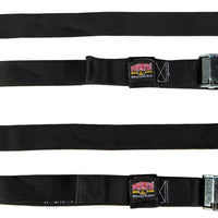 Powertye Tie-down Rat Sec Hooks/swivel 1.5’’x6’ Blk/blk W/storage Bag - Black/Black - Tires & Wheels