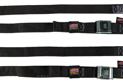 Powertye Tie-down Rat Sec Hooks/swivel 1.5’’x6’ Blk/blk W/storage Bag - Black/Black - Tires & Wheels