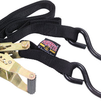 Powertye Tie-down Ratchet S-hook 1’’x12’ Black Each - Watercraft Collection