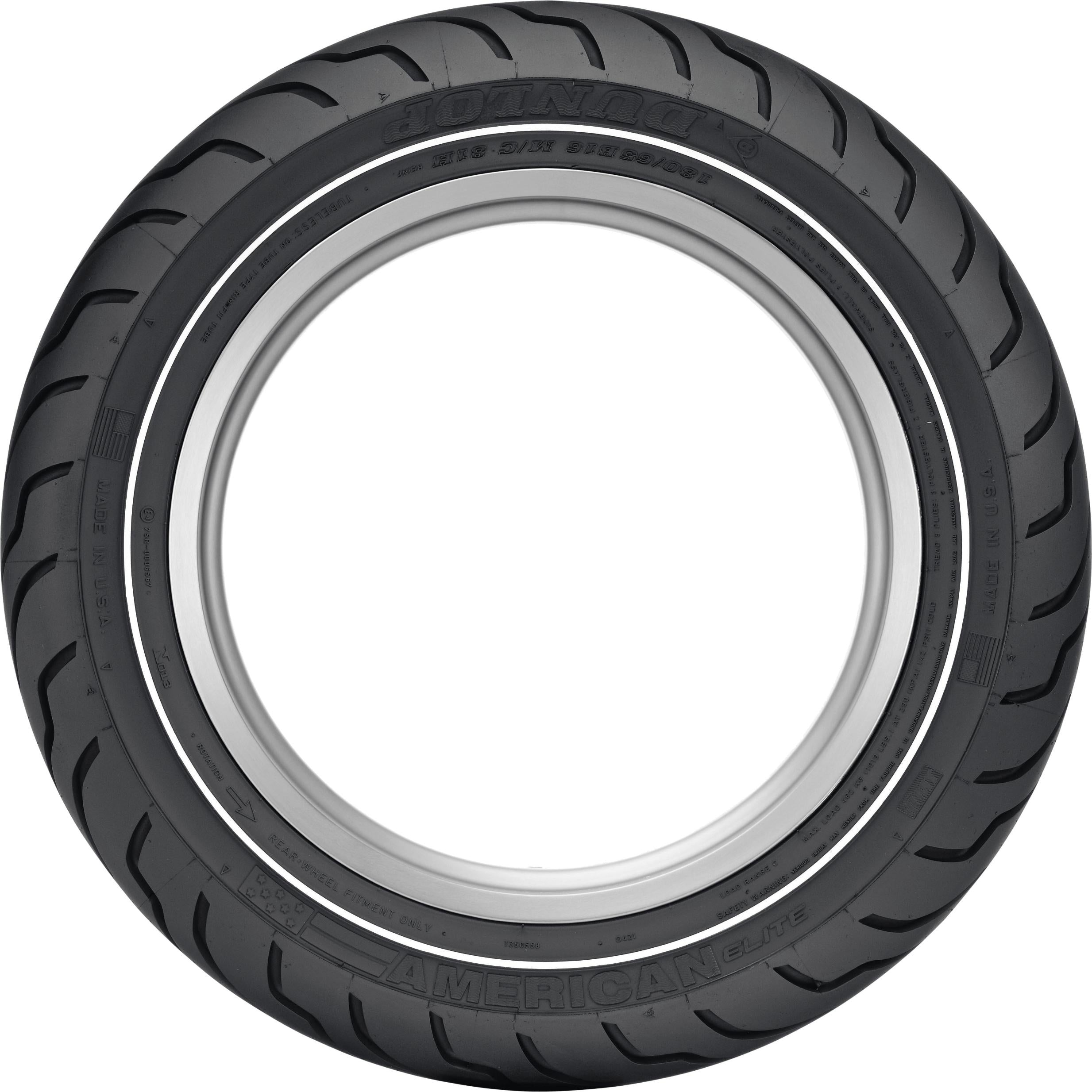 Dunlop Tire American Elite Rear 180/65b16 81h Bias Tl Nws - Harddrive Products
