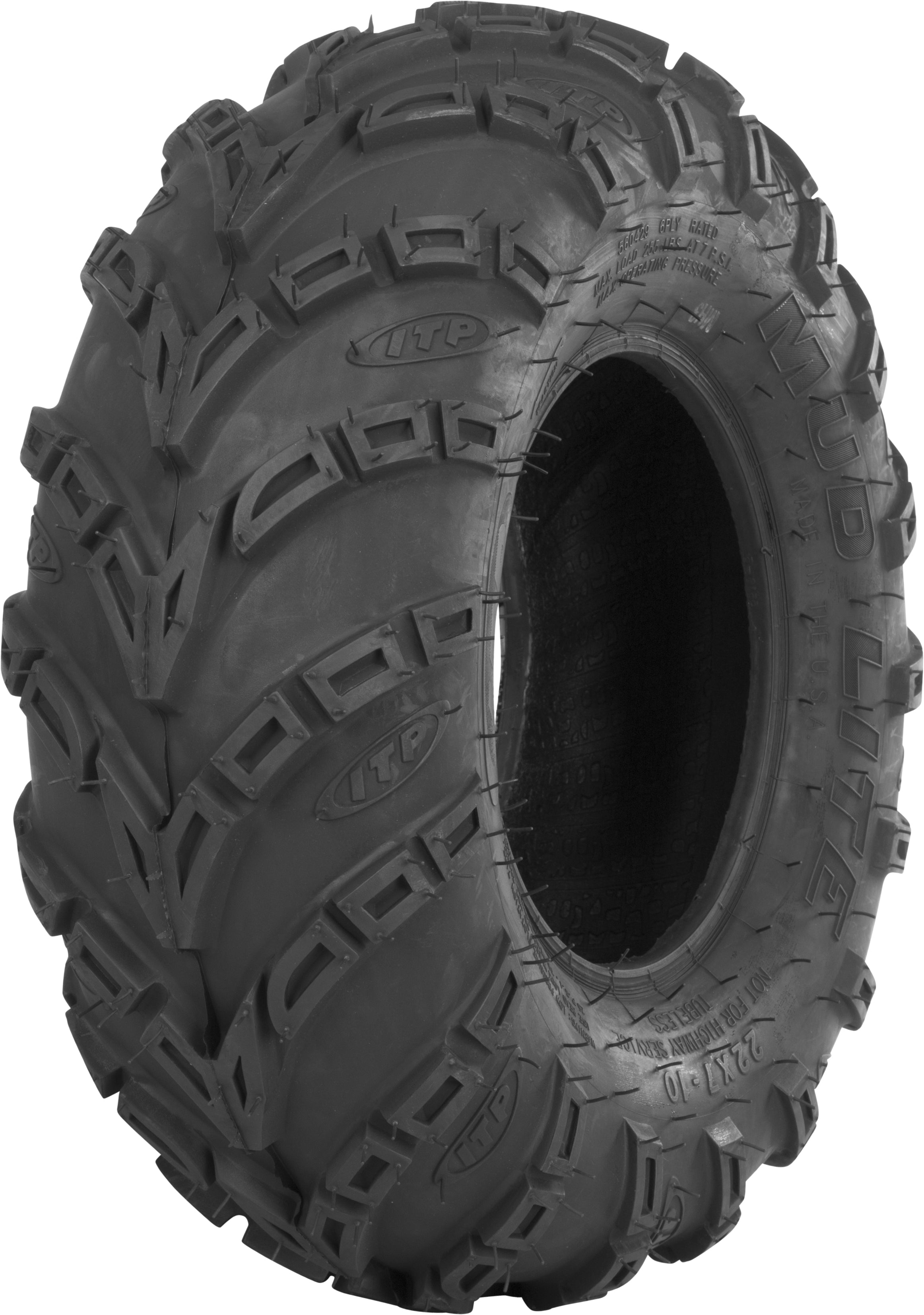 ITP Tire Mud Lite Sp Front 22x7 10 Lr225lbs Bias - Suspension