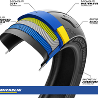 MICHELIN Tire Power Shift Scooter Rear 160/60r15 67h Radial Tl