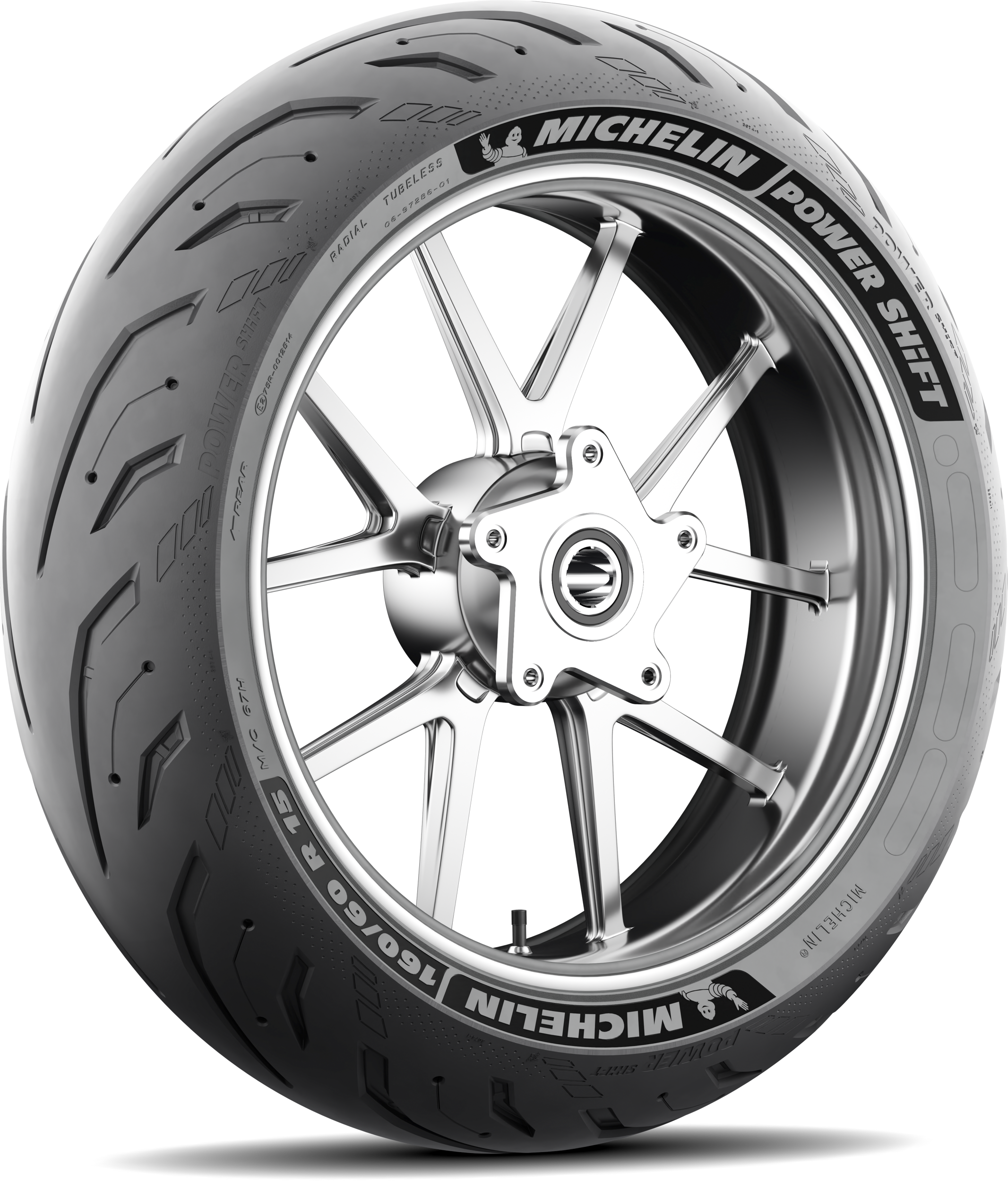 MICHELIN Tire Power Shift Scooter Rear 160/60r15 67h Radial Tl