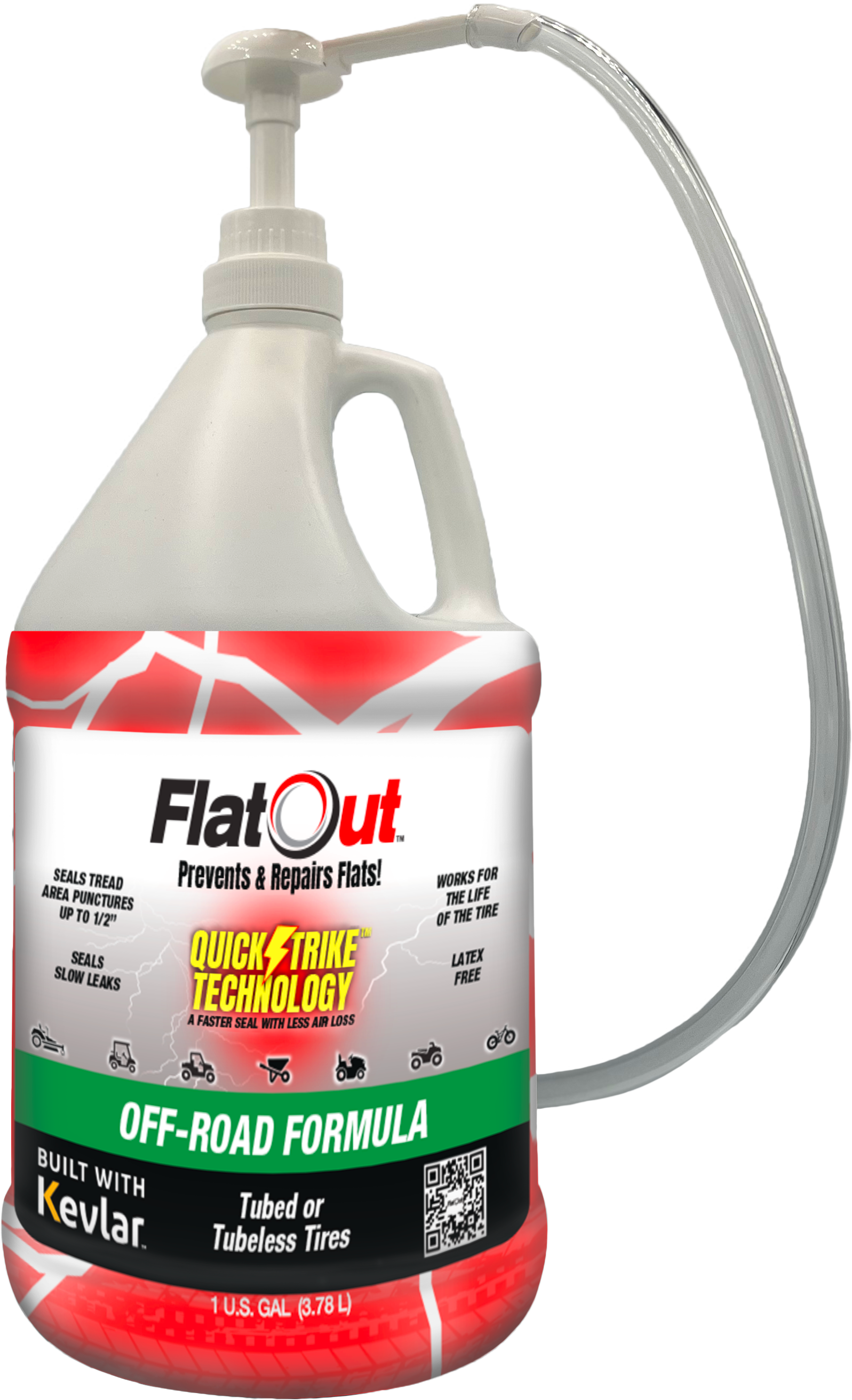 Flat Out Tire Sealant 1 Gal 4/case - Tires & Wheels