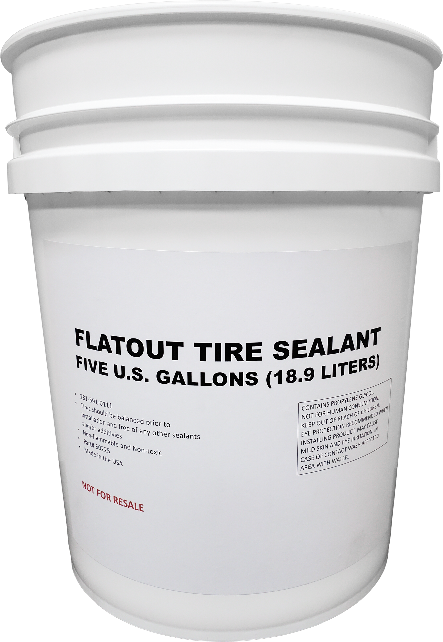 Flat Out Tire Sealant 5 Gal - Tires & Wheels