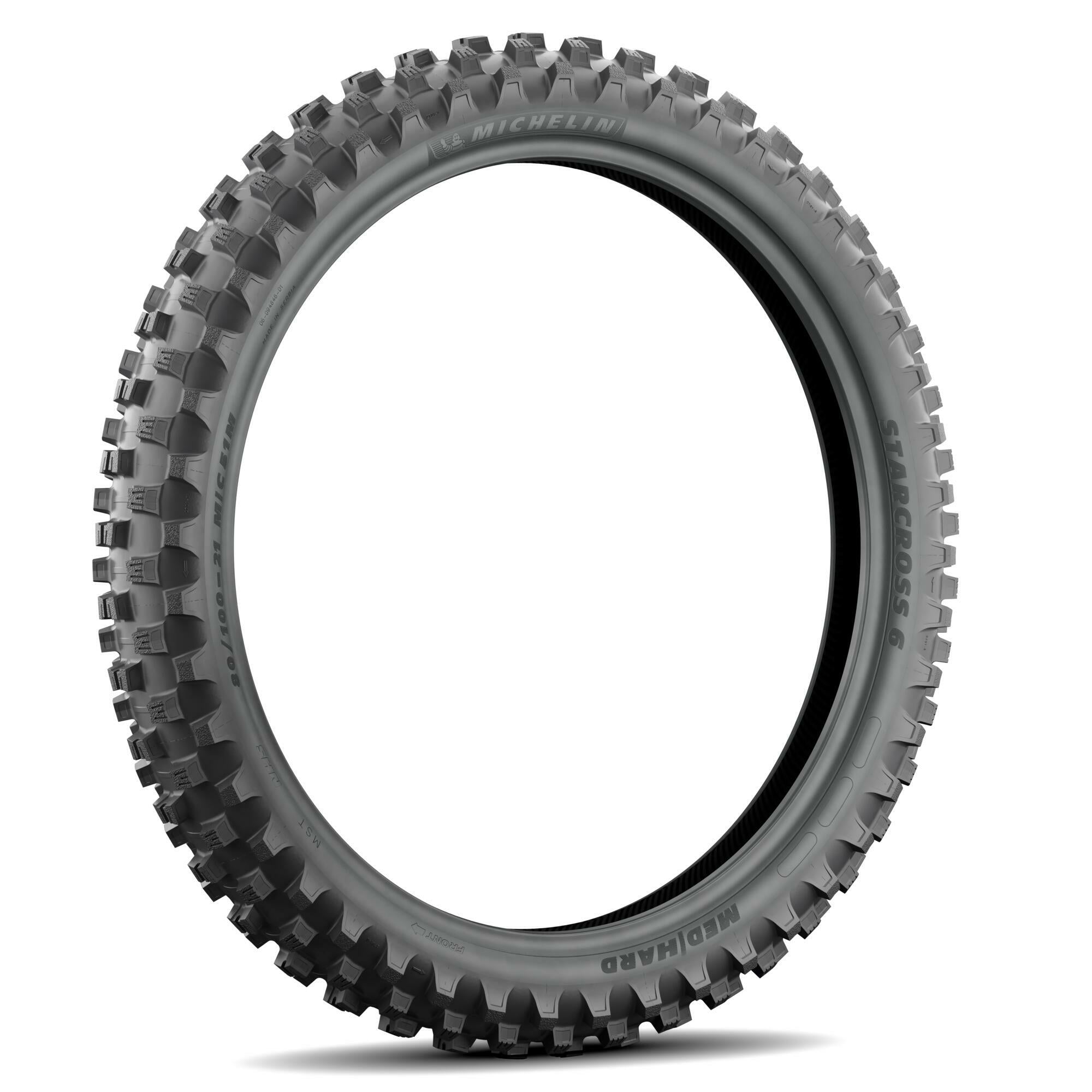 MICHELIN Tire Starcross 6 Med Hard Fr 80/100 21 51m Bias Tt - Tires