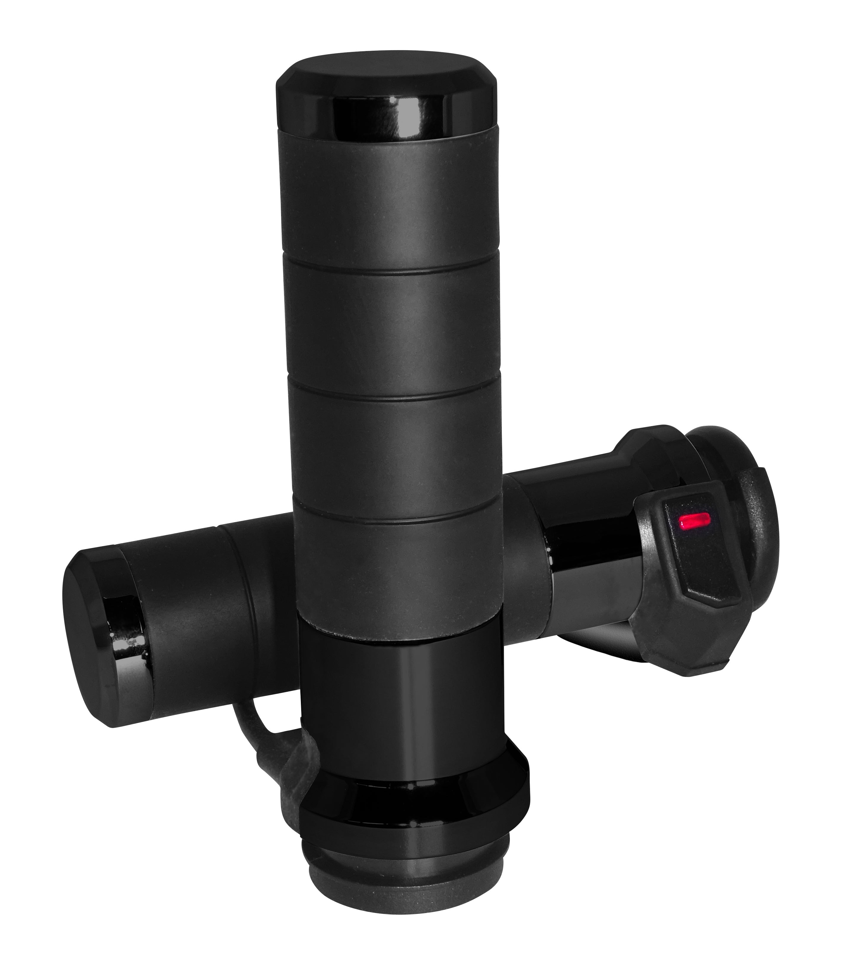 KOSO Titan X Heated Grips Black Cable Throttle - Wheels