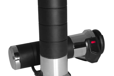 Koso Titan-x Heated Grips Chrome Cable Throttle - Harddrive Products