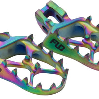 Flo Motorsports Titanium Foot Pegs Jet Fuel Hus/ktm - Offroad Collection