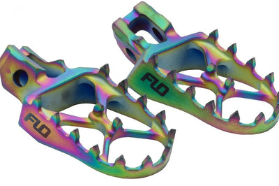 Flo Motorsports Titanium Foot Pegs Jet Fuel Hus/ktm - Offroad Collection