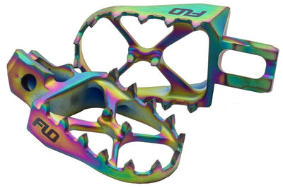 Flo Motorsports Titanium Foot Pegs Jet Fuel Hus/ktm - Offroad Collection