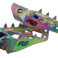 Flo Motorsports Titanium Foot Pegs Jet Fuel Hus/ktm - Offroad Collection