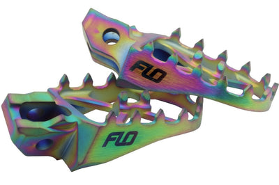 Flo Motorsports Titanium Foot Pegs Jet Fuel Hus/ktm - Offroad Collection