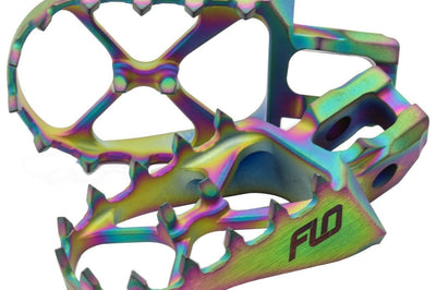 Flo Motorsports Titanium Foot Pegs Jet Fuel Hus/ktm - Offroad Collection