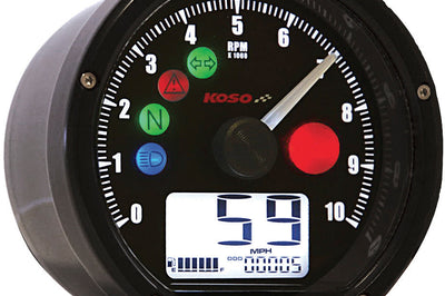 Koso Tnt-01 Multifunction Speedometer Black - Harddrive Products
