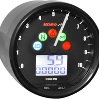 Koso Tnt-02 Speedometer Tachometer Combo Black - Harddrive Products