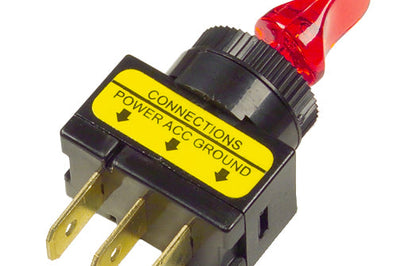 Grote Toggle Switch Yellow 20 Amp - Red - Watercraft Collection