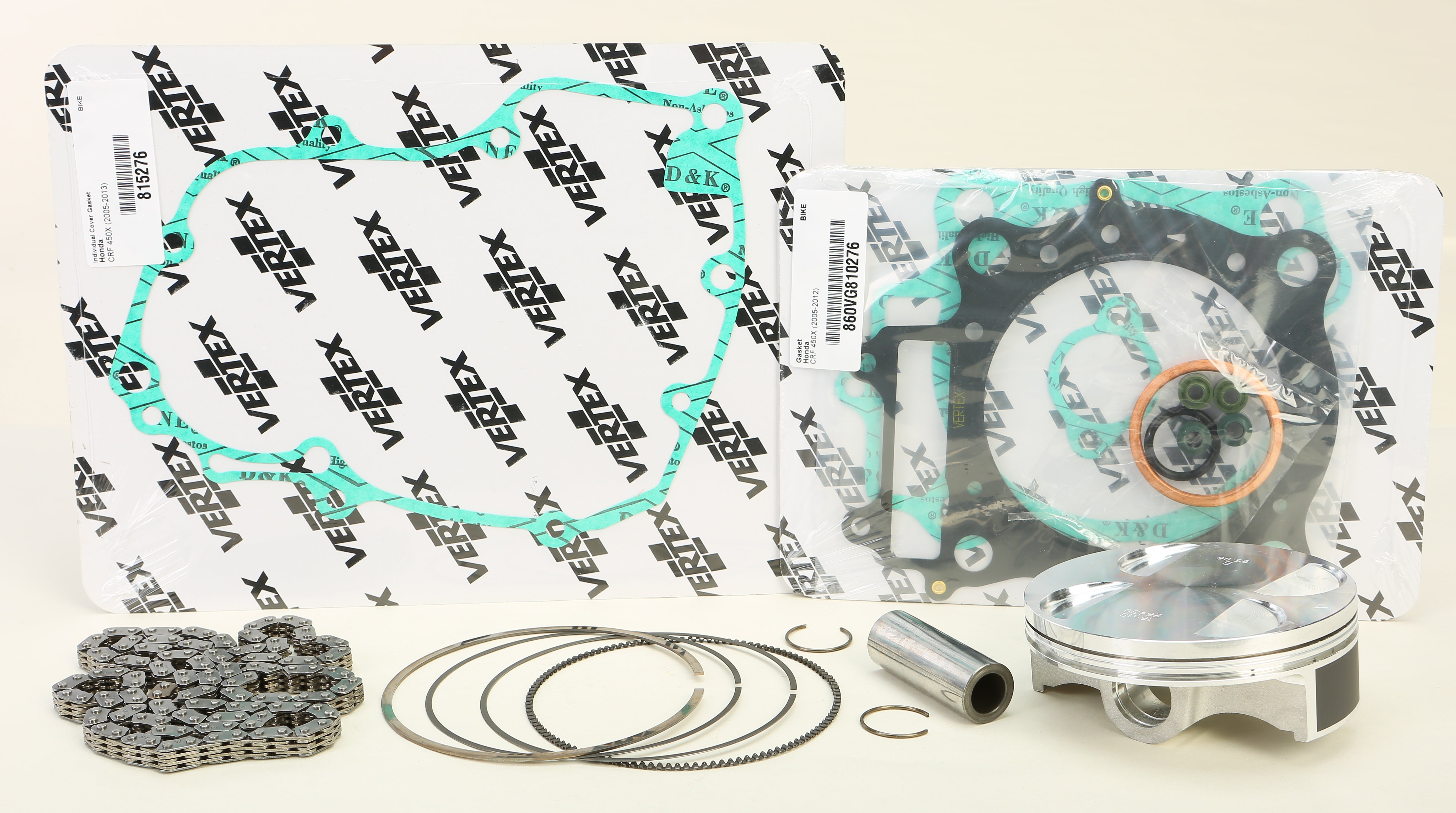 VERTEX Top End Kit 95.96/Std 12.1:1 Hon - Piston kits & Components