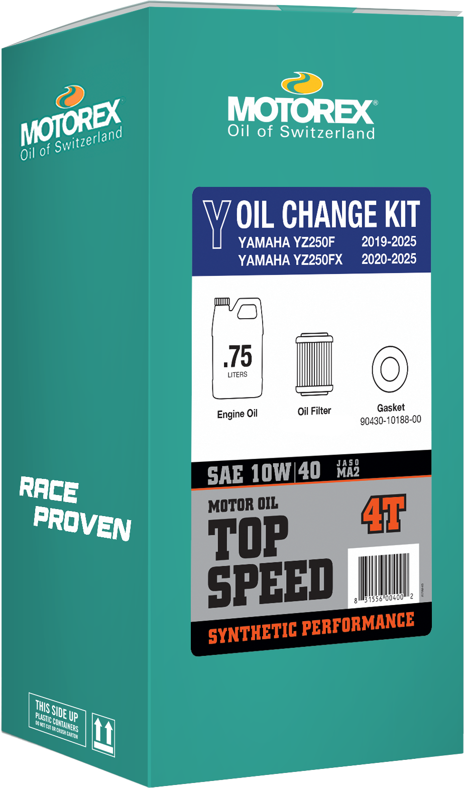 MOTOREX Top Speed Oil Change Kit 0.75l 10w/40 Yam