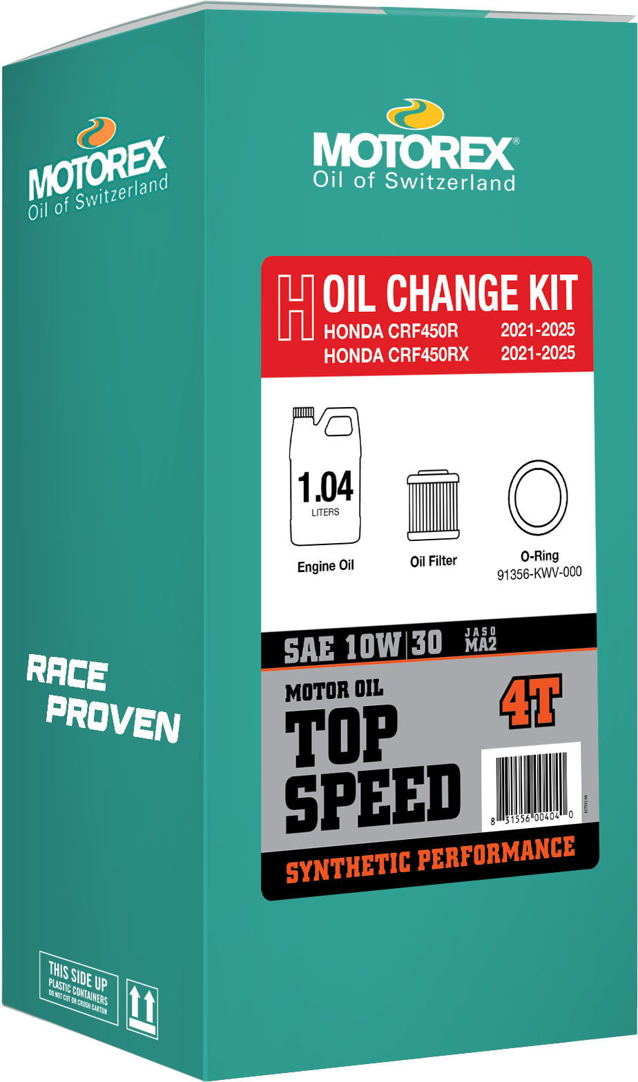 MOTOREX Top Speed Oil Change Kit 1.04l 10w/30 Hon