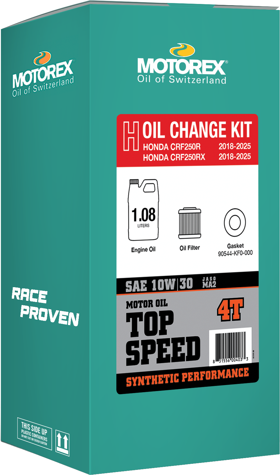 MOTOREX Top Speed Oil Change Kit 1.08l 10w/30 Hon