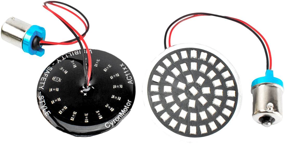 Cyron Torch Hd Turn Sig Led Inserts 2’’ 1157 Red - Harddrive Products