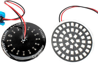 Cyron Torch Hd Turn Sig Led Inserts 2’’ 1157 Red - Harddrive Products