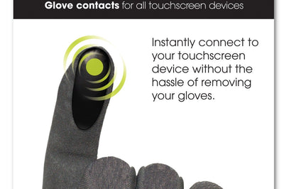 Glovetacts Touchscreen Stickers For Gloves 10/pk Apparel Collection
