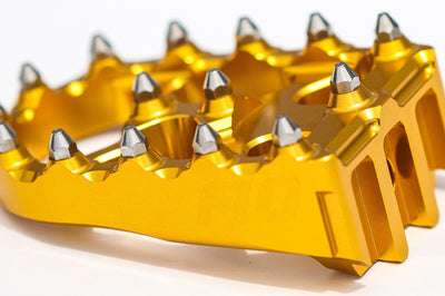 Flo Motorsports Touring Brake Pedal Tip Bronze - Gold - Harddrive Products