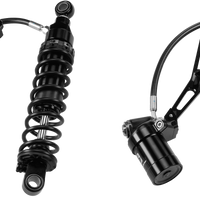 HARDDRIVE Touring Remote Res Shocks 13’’Std Weight Billet Bracket