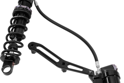 HARDDRIVE Touring Remote Res Shocks 14’’ Std Weight Billet Bracket