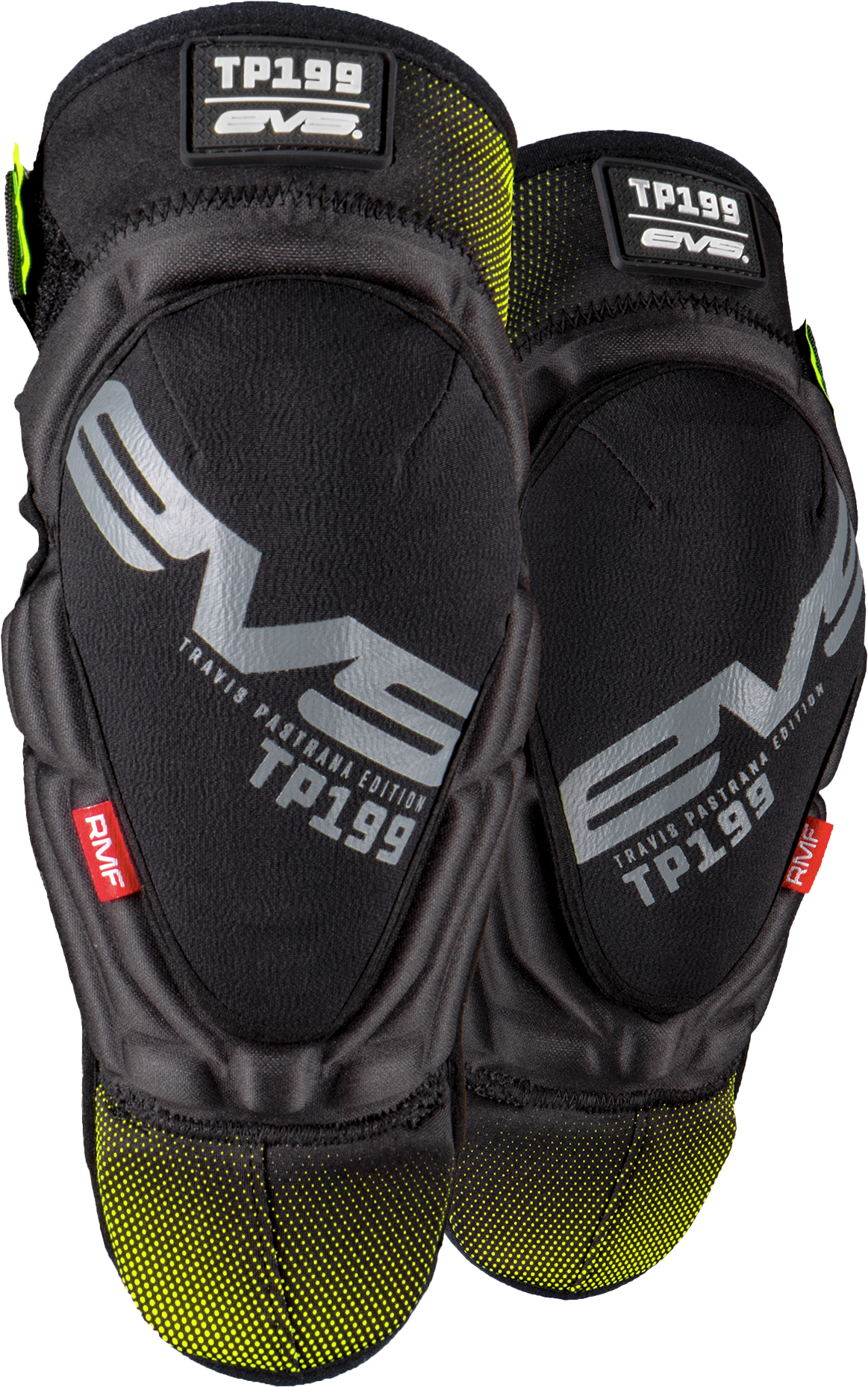 EVS Tp199 Knee/Shin Guard Black/Hi Vis Yth