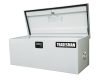 Tradesman Steel Job Site Box/Chest (Light Duty/Large) (42.75in.) - White - Truck Bed Accessories