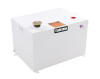 Tradesman Steel Rectangular Liquid Storage Tank - White - Truck Bed Accessories