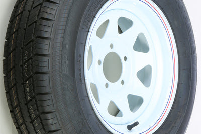 AWC Trailer Tire And Wheel Assembly White - Suspension