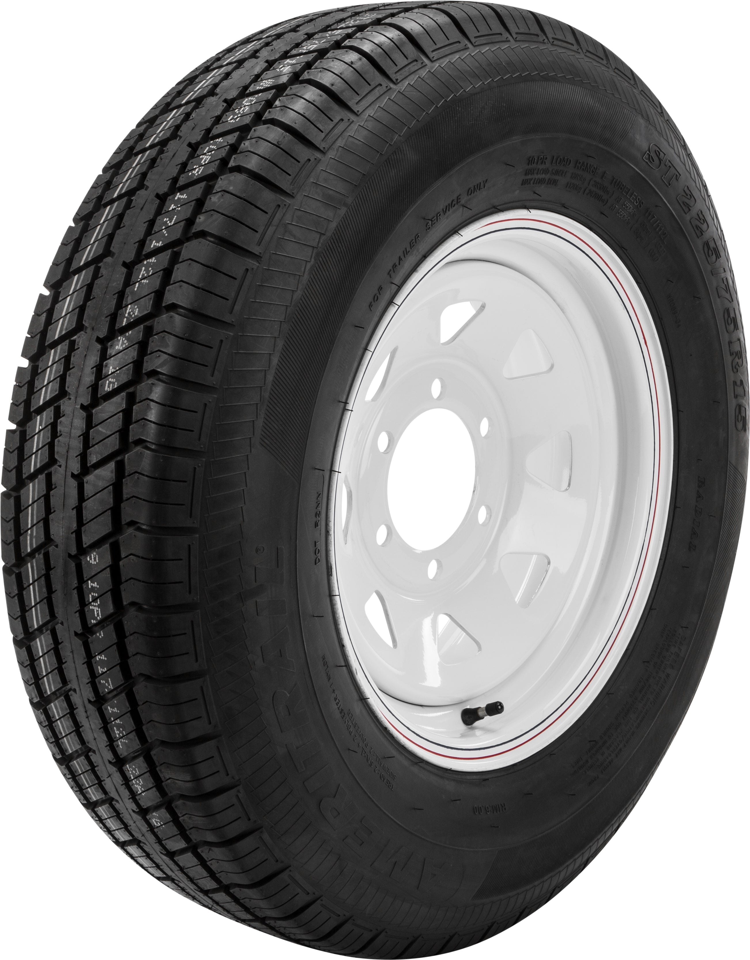 AWC Trailer Tire And Wheel Assembly White - Suspension