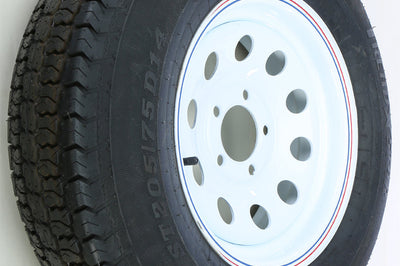 AWC Trailer Tire And Wheel Assembly White - Suspension