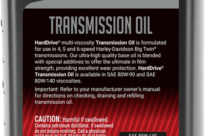 Harddrive Transmission Oil Synthetic 80w-140 1qt - Products