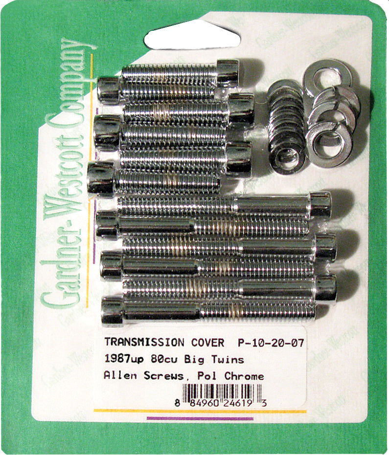 Gardnerwestcott Transmission Side Cover Set 87-06 Big Twin 5 Speed Models