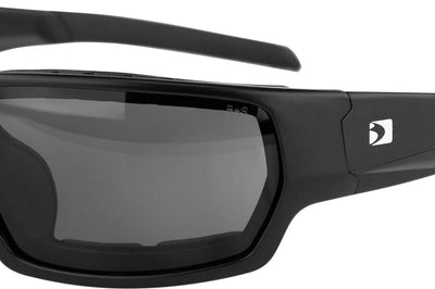 Bobster Tread Sunglasses Matte Black W/clear Lens Removable Foam - Harddrive Products