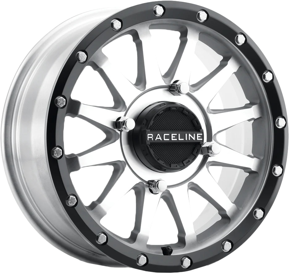 RACELINE Trophy Le Wheel 15x6 4/156 (+40mm) Machined/Blk