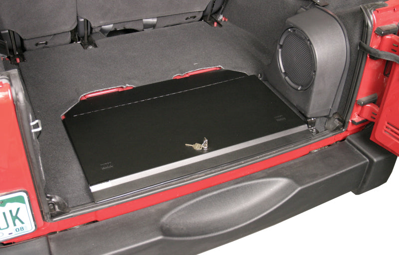 Tuffy Products 07-18 Jeep Wrangler Jk Cubby Cover W/ Key Lock - Roofs & Roof Accessories