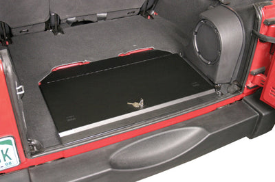 Tuffy Products 07-18 Jeep Wrangler Jk Cubby Cover W/ Key Lock - Roofs & Roof Accessories
