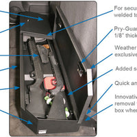 Tuffy Products Chevrolet Silverado & Gmc Sierra Underseat Lockbox Full Length W/ Keyed Lock - Roofs Roof Accessories