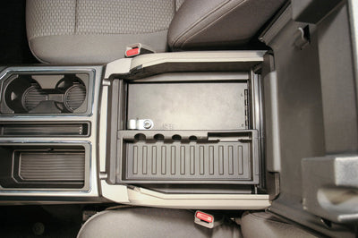 Tuffy Products Console Safe W/ Key Lock For Ford Fseries Flow Thru - Roofs & Roof Accessories