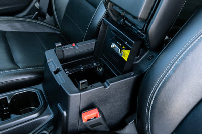 Tuffy Products Console Safe W/ Keyed Lock For Jeep Wrangler & Gladiator - Roofs Roof Accessories
